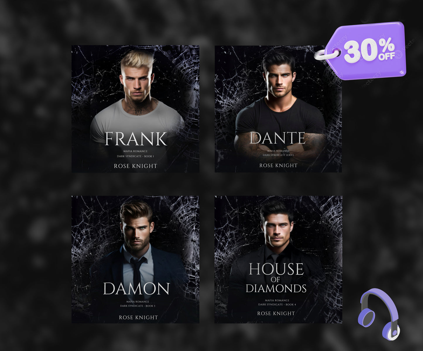 Dark Syndicate: Full Dark Mafia Romance Series, 4 Books in One!