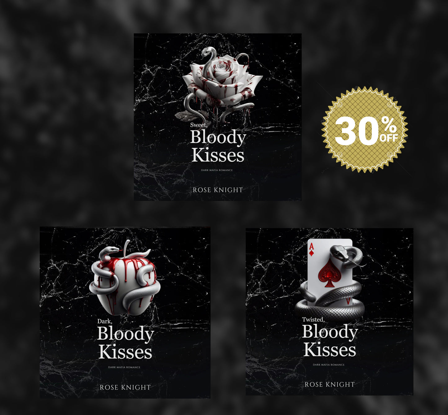 The Bloody Kisses Series: Dark Mafia Romance Bundle, 3 Books in One!