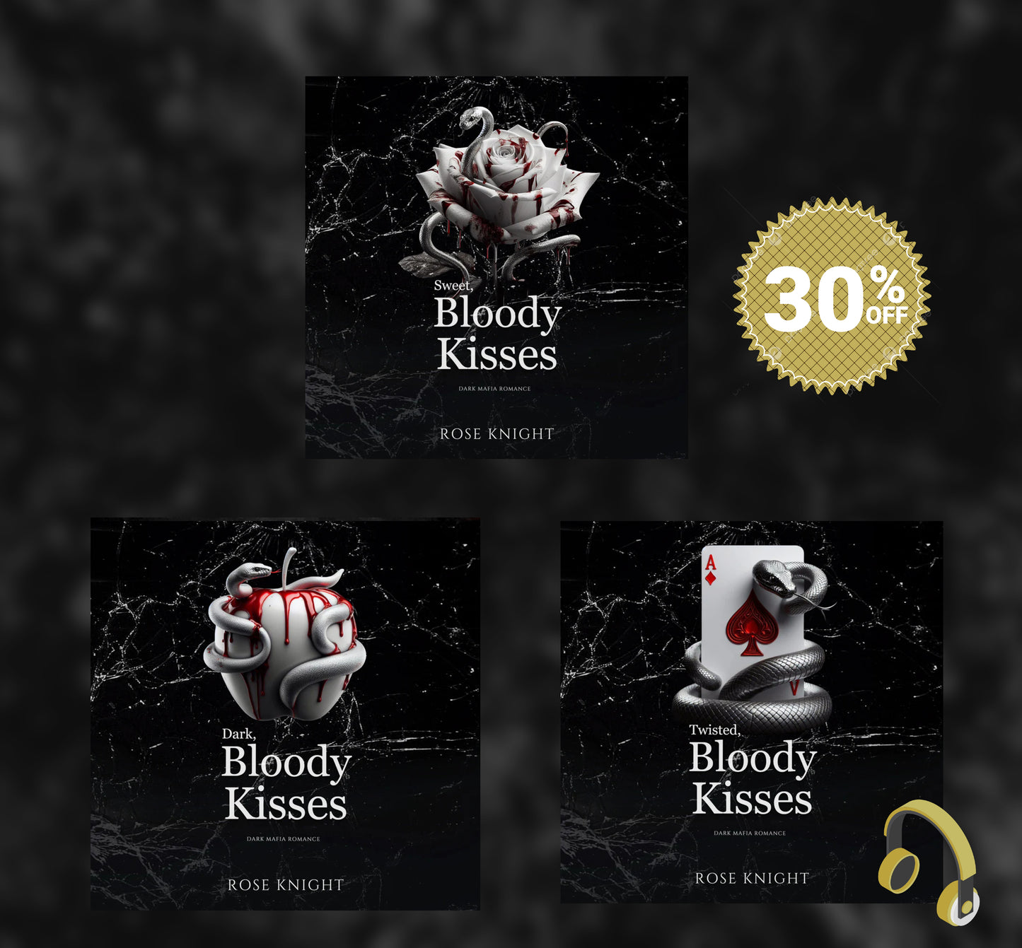 The Bloody Kisses Series: Dark Mafia Romance Bundle, 3 Books in One!